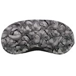 Silver Blossom Elegance Print (AI+Human) Sleep Mask