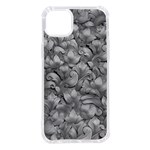 Silver Blossom Elegance Print (AI+Human) iPhone 14 Plus TPU UV Print Case