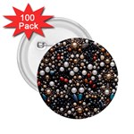 Pearls and stones 2.25  Buttons (100 pack) 