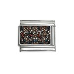 Pearls and stones Italian Charm (9mm)