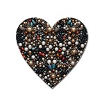 Pearls and stones Heart Magnet