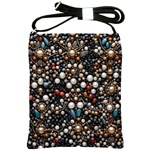 Pearls and stones Shoulder Sling Bag