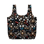 Pearls and stones Full Print Recycle Bag (M)