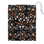 Pearls and stones Drawstring Pouch (4XL)