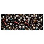 Pearls and stones Banner and Sign 8  x 3 