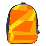 Pattern Abstract Triangle Simple School Bag (XL)