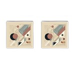 Boho Abstract Architecture Cufflinks (Square)