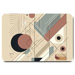 Boho Abstract Architecture Large Doormat