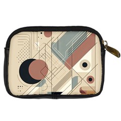 Boho Abstract Architecture Digital Camera Leather Case from ArtsNow.com Back