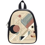 Boho Abstract Architecture School Bag (Small)