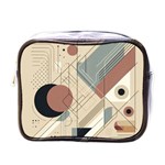 Boho Abstract Architecture Mini Toiletries Bag (One Side)