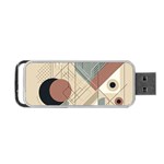 Boho Abstract Architecture Portable USB Flash (One Side)