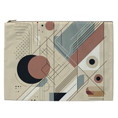 Boho Abstract Architecture Cosmetic Bag (XXL) from ArtsNow.com Front