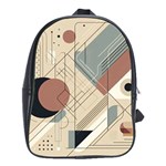 Boho Abstract Architecture School Bag (XL)