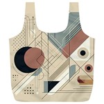 Boho Abstract Architecture Full Print Recycle Bag (XL)