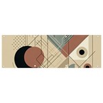 Boho Abstract Architecture Banner and Sign 9  x 3 