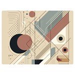 Boho Abstract Architecture Two Sides Premium Plush Fleece Blanket (Baby Size)