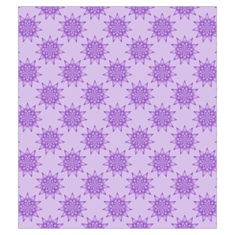 Purple Pattern Seamless Texture Mandala Drawstring Pouch (Medium) from ArtsNow.com Front