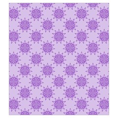 Purple Pattern Seamless Texture Mandala Drawstring Pouch (Medium) from ArtsNow.com Back