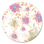 Flowers Blossom Spring Garden Magnet 5  (Round)