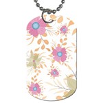 Flowers Blossom Spring Garden Dog Tag (One Side)