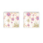 Flowers Blossom Spring Garden Cufflinks (Square)