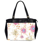 Flowers Blossom Spring Garden Oversize Office Handbag (2 Sides)