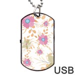 Flowers Blossom Spring Garden Dog Tag USB Flash (Two Sides)