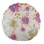 Flowers Blossom Spring Garden Large 18  Premium Round Cushions