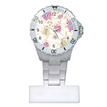 Flowers Blossom Spring Garden Plastic Nurses Watch