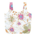 Flowers Blossom Spring Garden Full Print Recycle Bag (L)