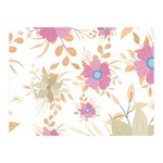 Flowers Blossom Spring Garden Two Sides Premium Plush Fleece Blanket (Mini)