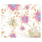 Flowers Blossom Spring Garden Premium Plush Fleece Blanket (Small)