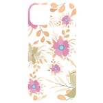 Flowers Blossom Spring Garden iPhone 14 Plus Black UV Print Case