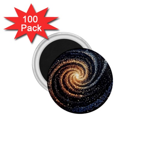 Galaxy Background Star 1.75  Magnets (100 pack)  from ArtsNow.com Front