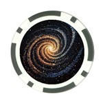 Galaxy Background Star Poker Chip Card Guard