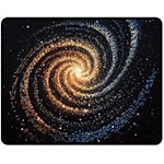 Galaxy Background Star Two Sides Fleece Blanket (Medium)