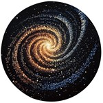 Galaxy Background Star Wooden Bottle Opener (Round)