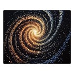 Galaxy Background Star Premium Plush Fleece Blanket (Large)