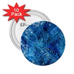 Blue Christmas Tree Branch Texture, Winter Texture, Tree Texture, Tree Branches 2.25  Buttons (10 pack) 