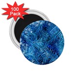 Blue Christmas Tree Branch Texture, Winter Texture, Tree Texture, Tree Branches 2.25  Magnets (100 pack) 