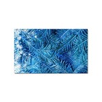 Blue Christmas Tree Branch Texture, Winter Texture, Tree Texture, Tree Branches Sticker Rectangular (10 pack)