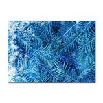 Blue Christmas Tree Branch Texture, Winter Texture, Tree Texture, Tree Branches Sticker A4 (100 pack)