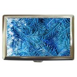 Blue Christmas Tree Branch Texture, Winter Texture, Tree Texture, Tree Branches Cigarette Money Case