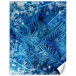 Blue Christmas Tree Branch Texture, Winter Texture, Tree Texture, Tree Branches Canvas 12  x 16 