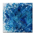 Blue Christmas Tree Branch Texture, Winter Texture, Tree Texture, Tree Branches Face Towel