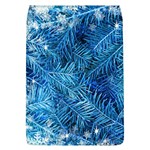 Blue Christmas Tree Branch Texture, Winter Texture, Tree Texture, Tree Branches Removable Flap Cover (L)