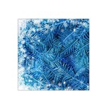 Blue Christmas Tree Branch Texture, Winter Texture, Tree Texture, Tree Branches Satin Bandana Scarf 22  x 22 