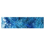 Blue Christmas Tree Branch Texture, Winter Texture, Tree Texture, Tree Branches Oblong Satin Scarf (16  x 60 )