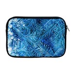 Blue Christmas Tree Branch Texture, Winter Texture, Tree Texture, Tree Branches Apple MacBook Pro 17  Zipper Case